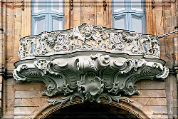 Altes Rathaus Bamberg - Brüstung und Konsole